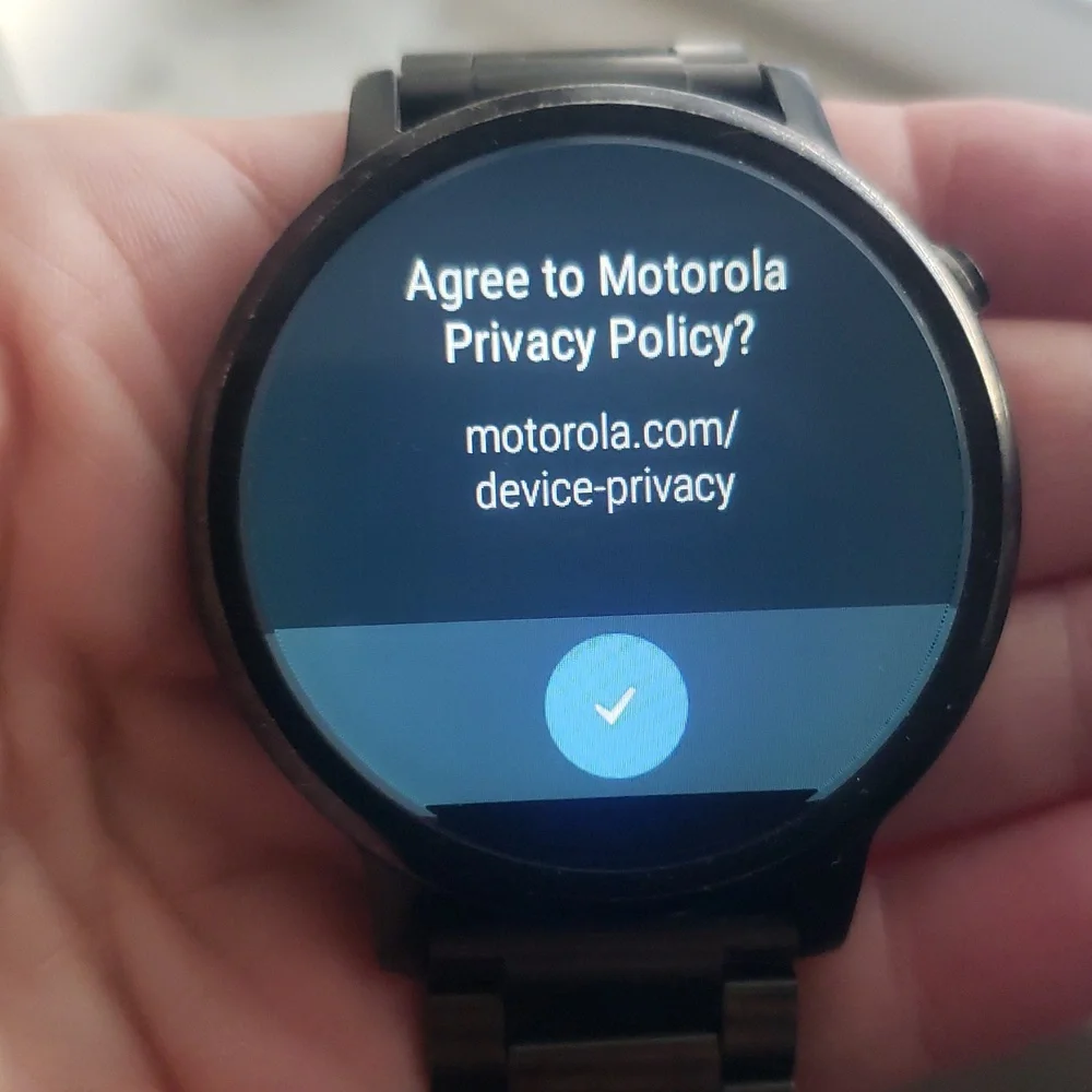 Motorola 360S Smart Watch Stainless Steel 316L